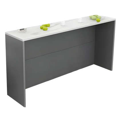 Minimalist White Wood Living Room Bar Table