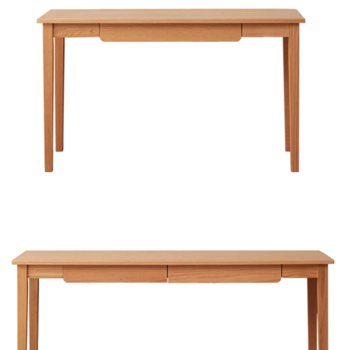 Minimalist Oak Wood Drawer Writing Desk