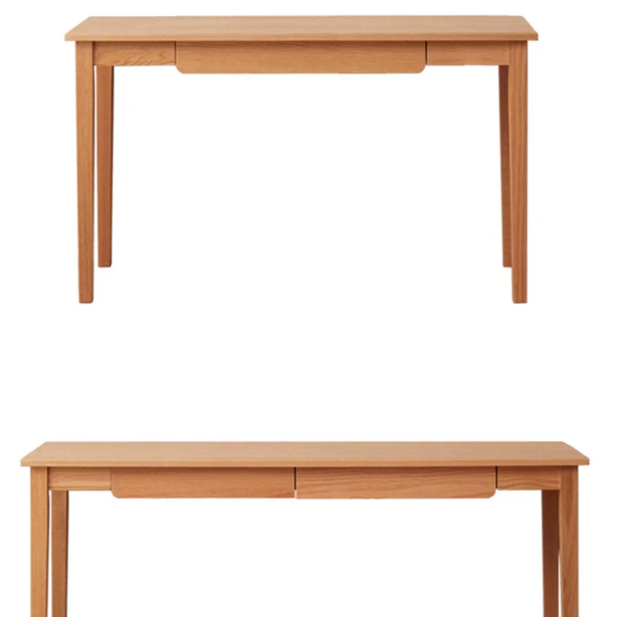 Minimalist Oak Wood Drawer Writing Desk