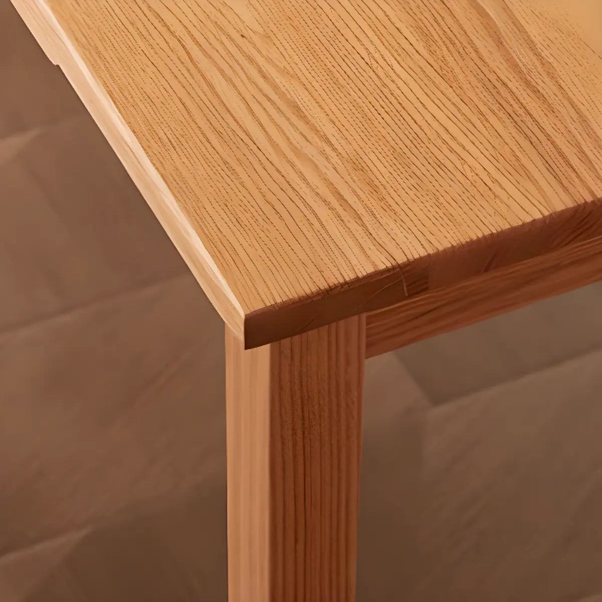 Minimalist Oak Wood Drawer Writing Desk