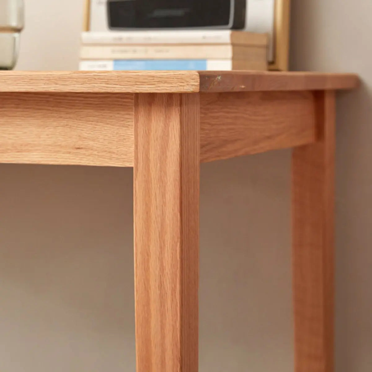 Minimalist Oak Wood Drawer Writing Desk