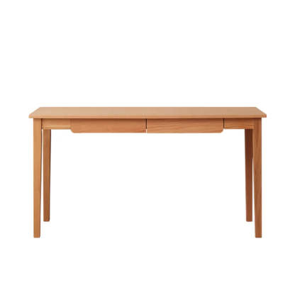 Minimalist Oak Wood Drawer Writing Desk