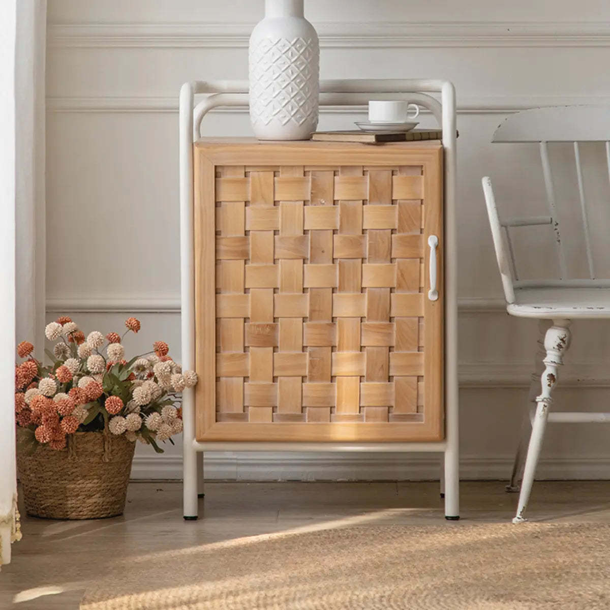 Nordic decor home wood metal buffets & sideboards