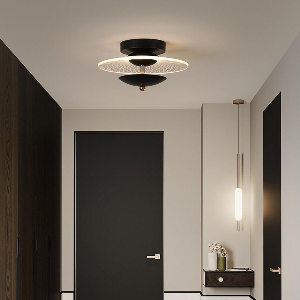 Unique Round LED Modern Flush Mount Light