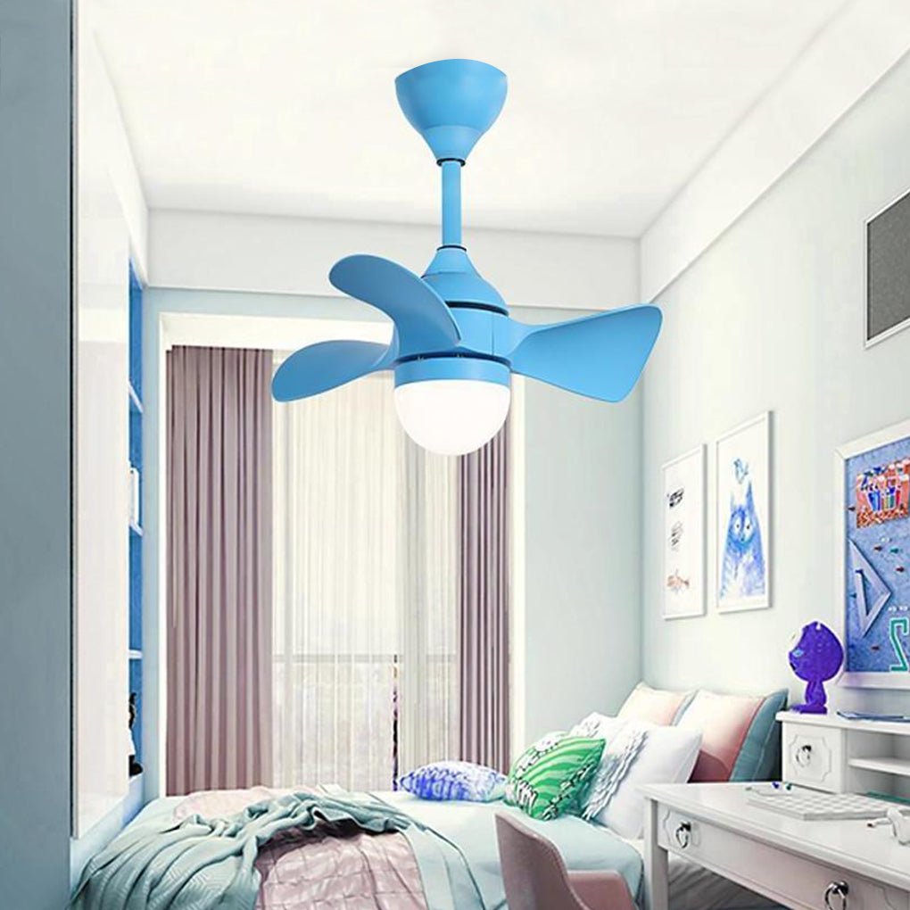 Blue synthetic kids ceiling fans for living room