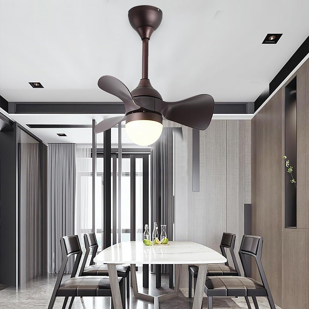 Dimmable LED Nordic Remote Ceiling Fan