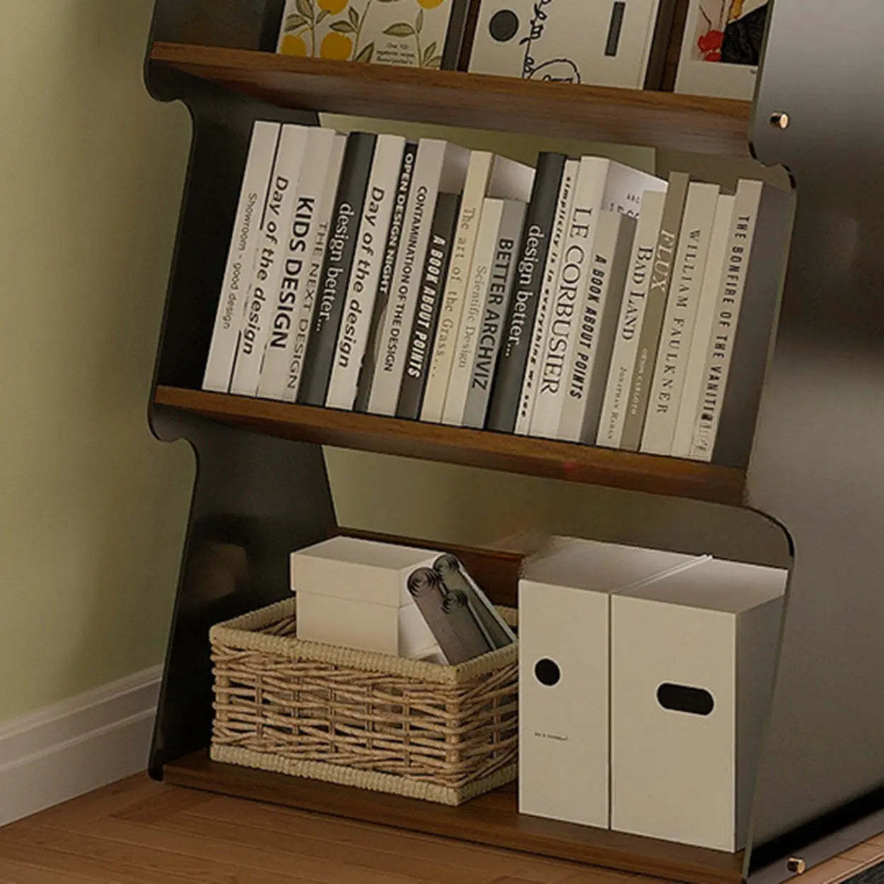 Modern Acrylic 4-Tier Tree Bookshelf