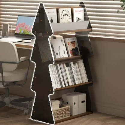 Modern Acrylic 4-Tier Tree Bookshelf