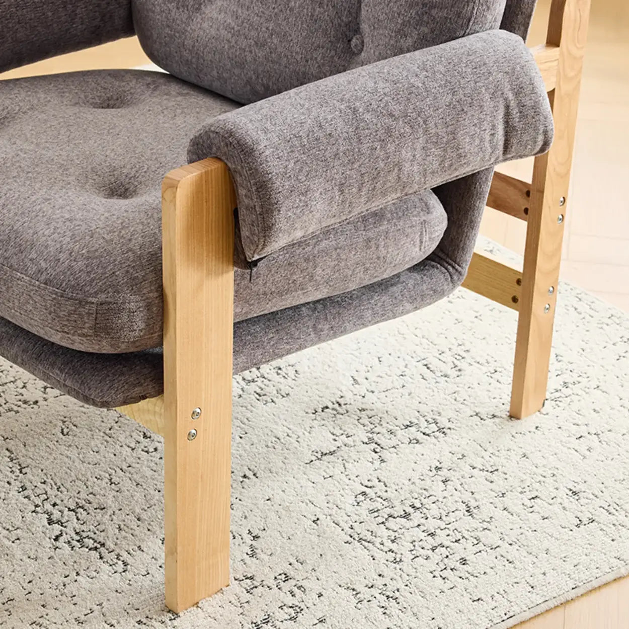 Modern Upholstered Reclining Accent Chair