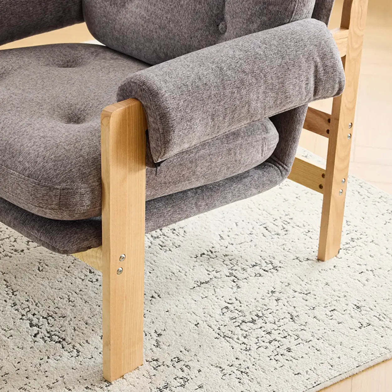 Modern Upholstered Reclining Accent Chair