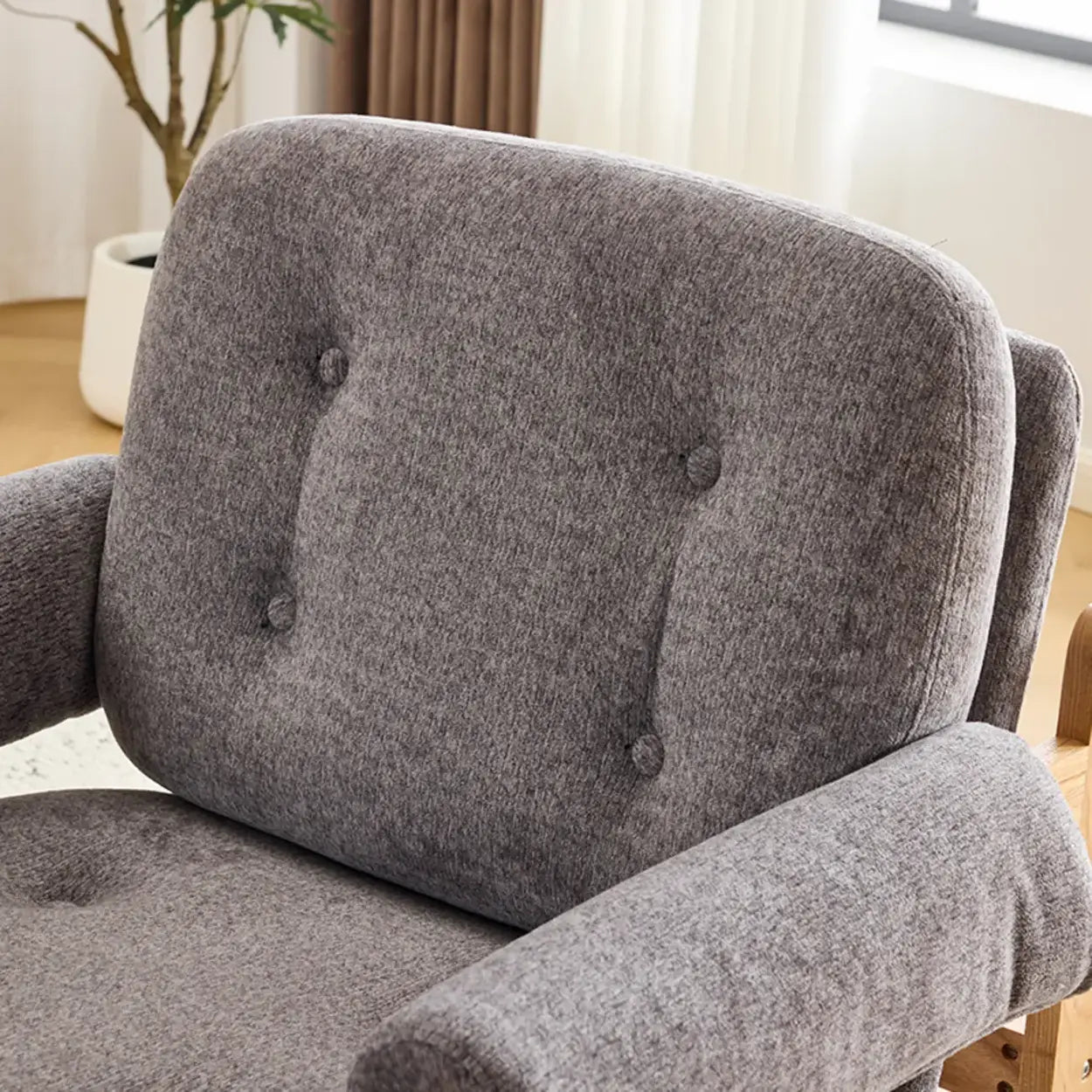 Modern Upholstered Reclining Accent Chair
