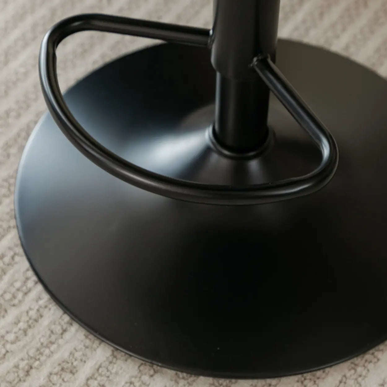 Modern Adjustable Rotating Barrel Bar Stool with Arms