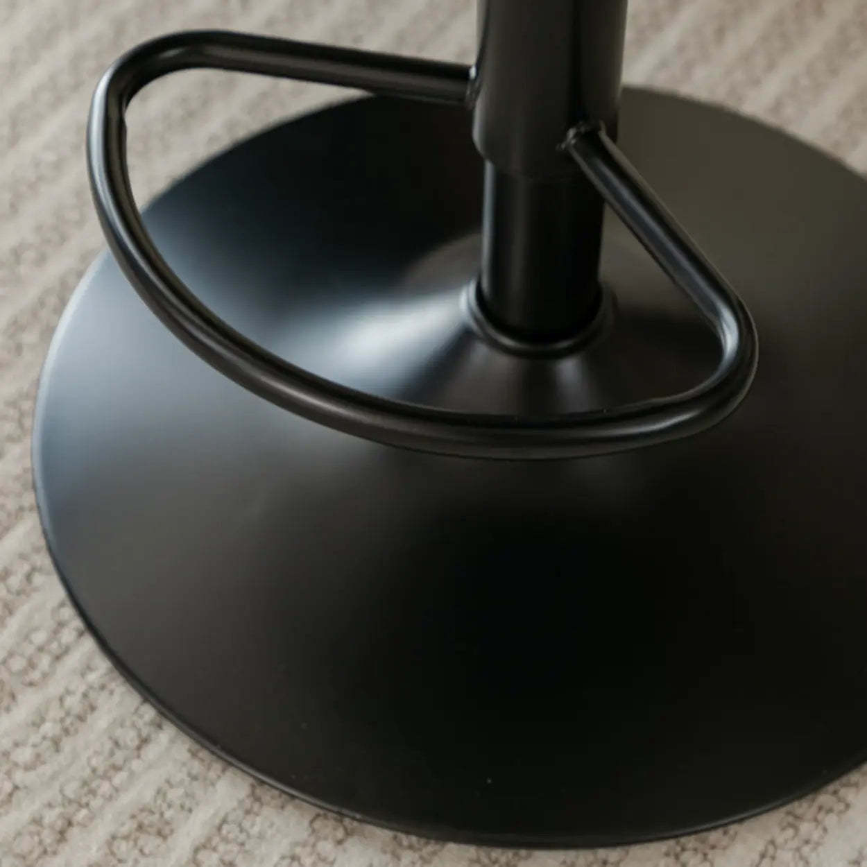 Modern Adjustable Rotating Barrel Bar Stool with Arms