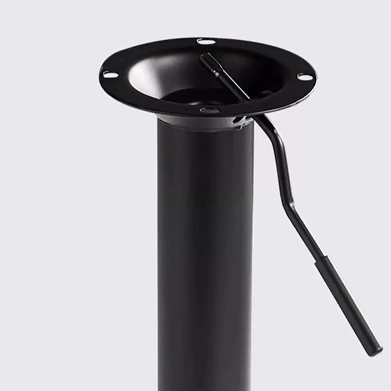 Modern Adjustable Rotating Barrel Bar Stool with Arms — Silver / Coffee