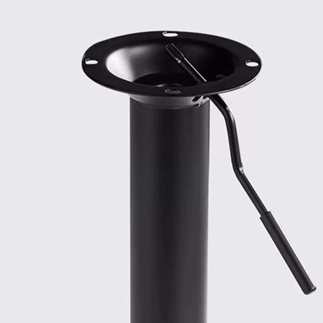 Modern Adjustable Rotating Barrel Bar Stool with Arms — Silver / Coffee