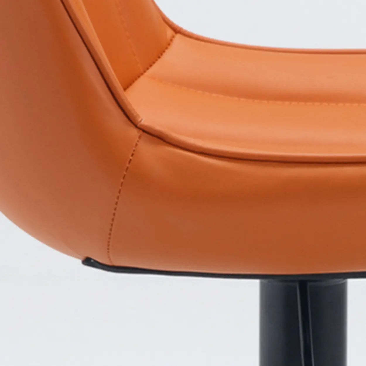 Modern Swivel Leather Bar Stool with Footrest