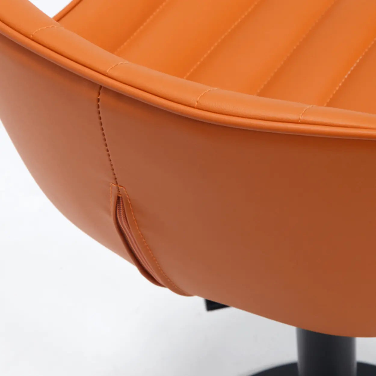 Modern Swivel Leather Bar Stool with Footrest