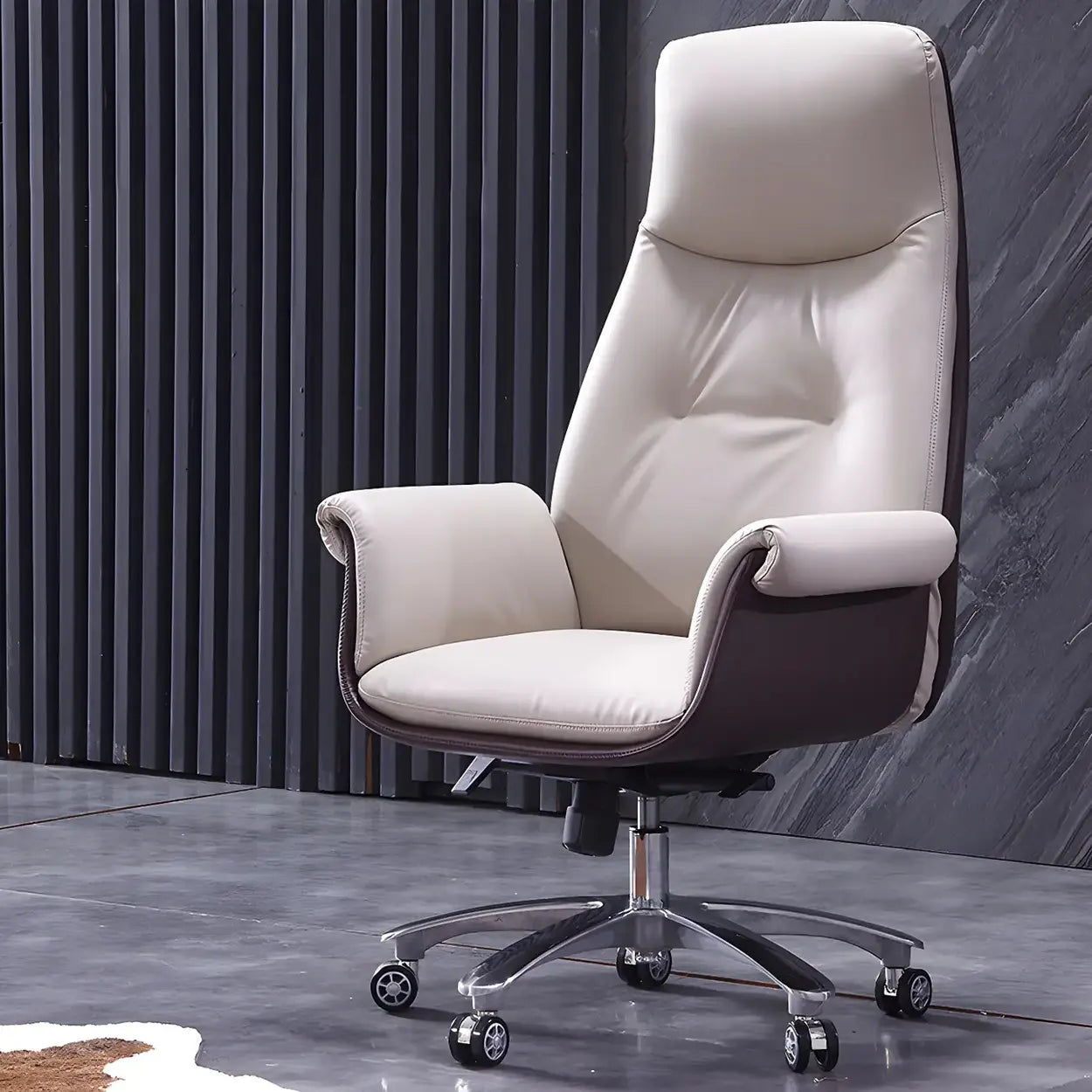 Modern Adjustable Leather Ergonomic Office Chair