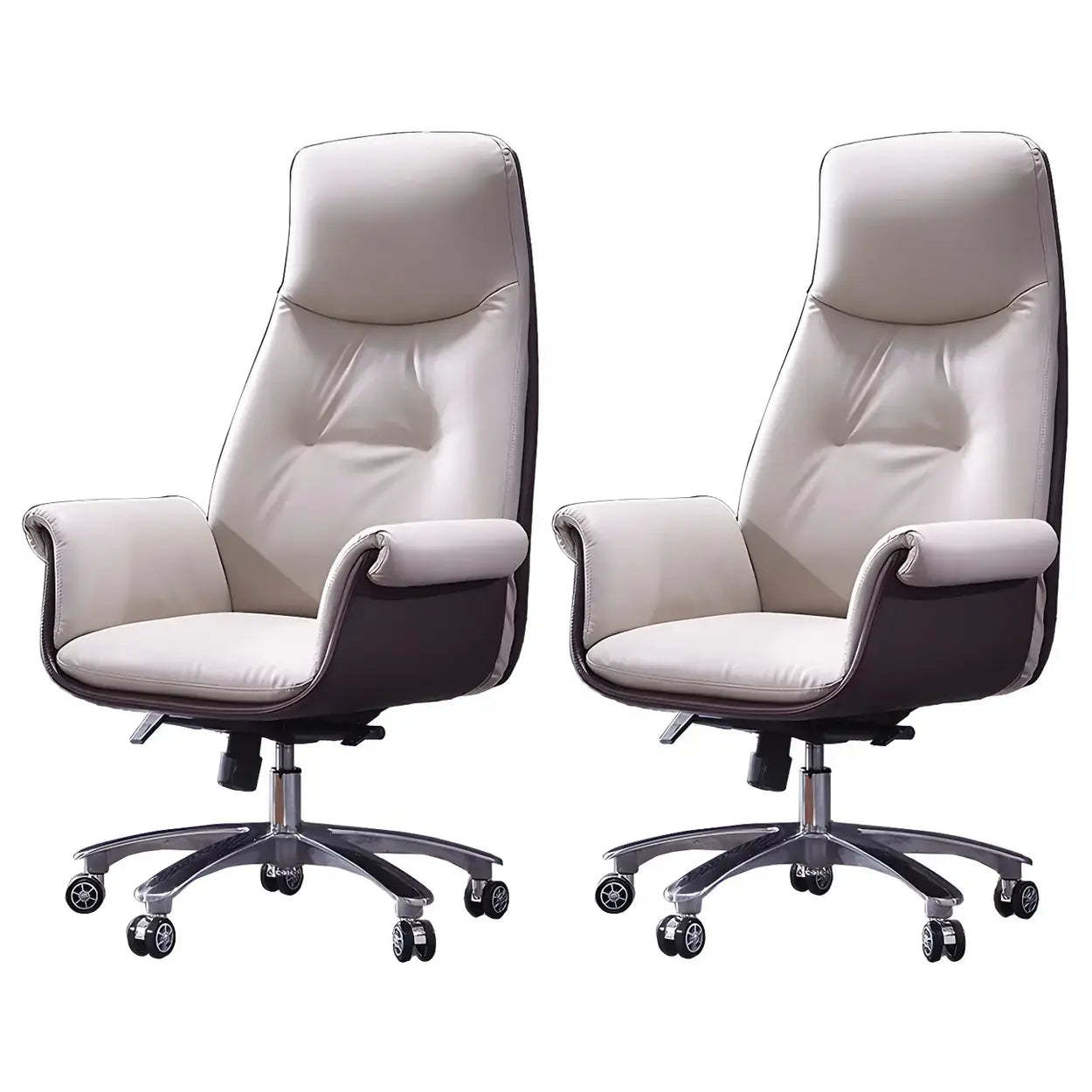 Modern Adjustable Leather Ergonomic Office Chair