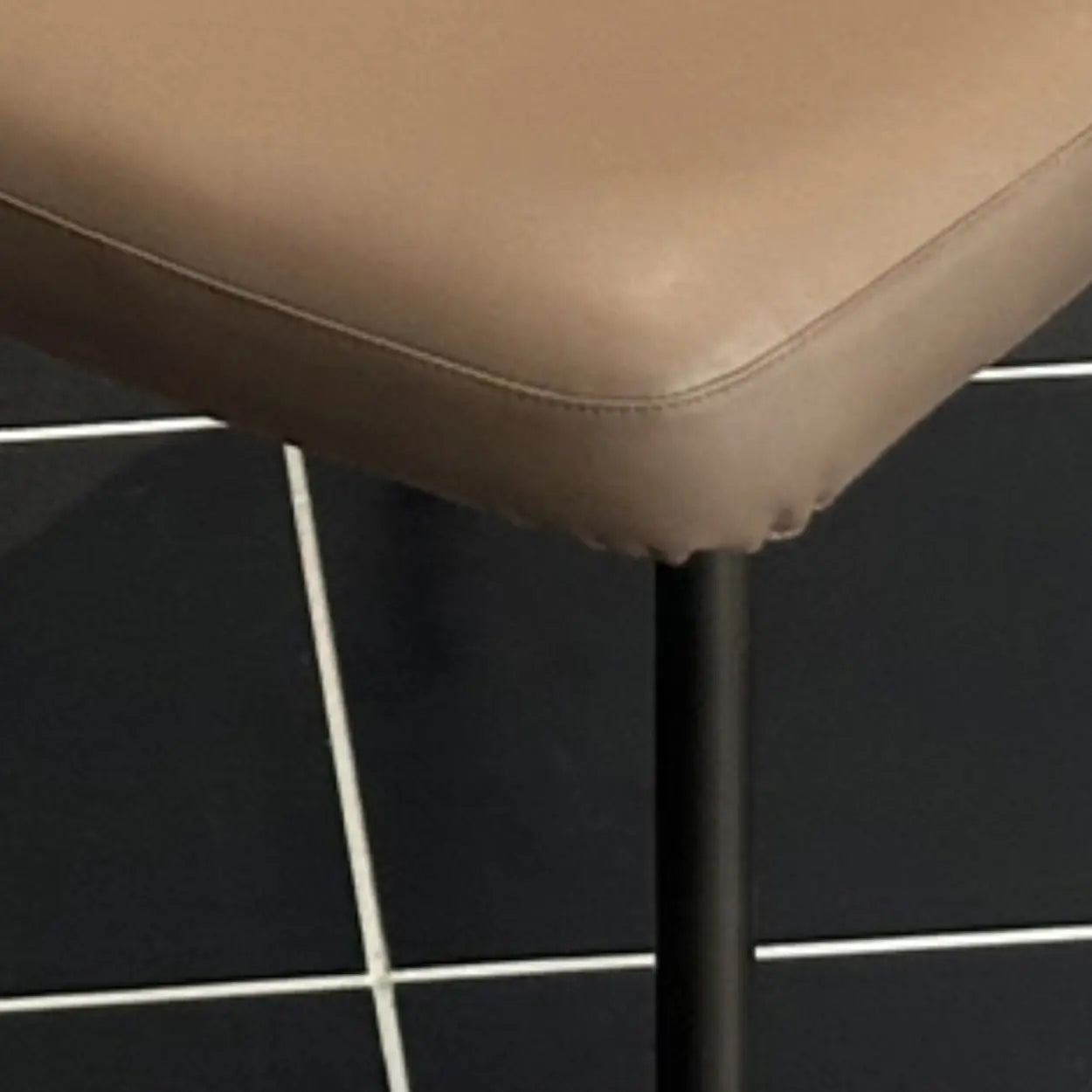 Modern Armless Dining Chair with Adjustable Headrest