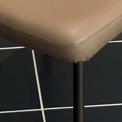 Modern Armless Dining Chair with Adjustable Headrest