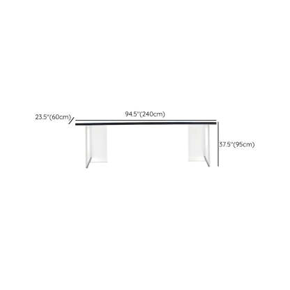 Modern Black and White Counter Height Bar Table