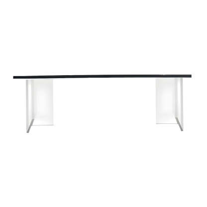 Modern Black and White Counter Height Bar Table — Table Only