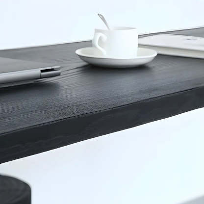 Modern Black and White Counter Height Bar Table — Table Only