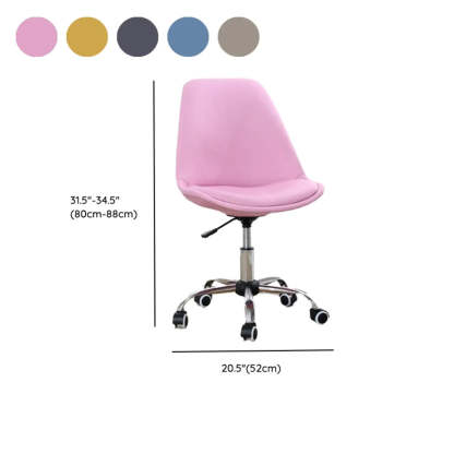 Modern Black Ergonomic Adjustable Stool with Wheels