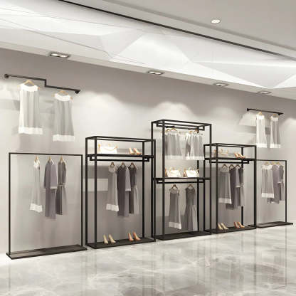 Metal Freestanding Garment Display Rack
