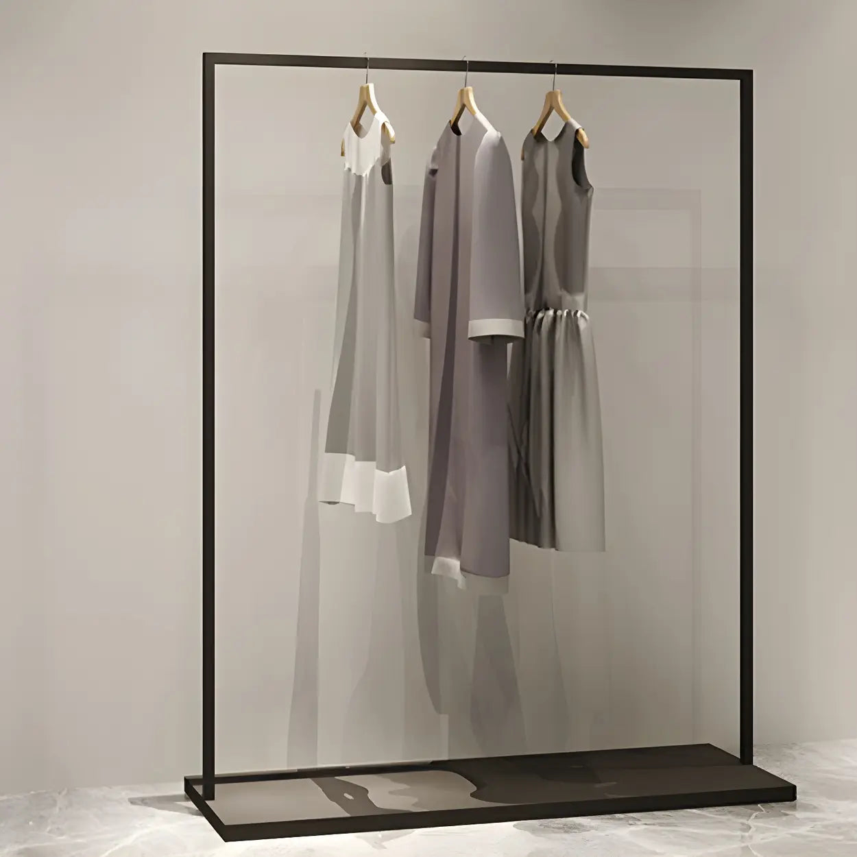 Metal Freestanding Garment Display Rack