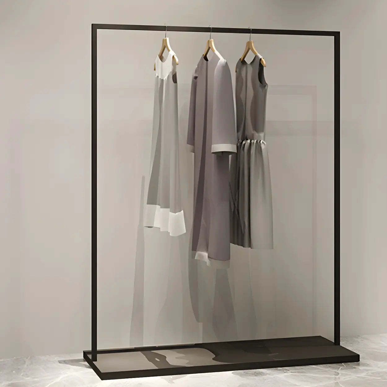 Metal Freestanding Garment Display Rack