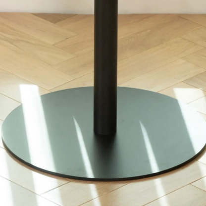 Modern Black Square Bistro Counter Height Bar Table — Free Form / Table Only