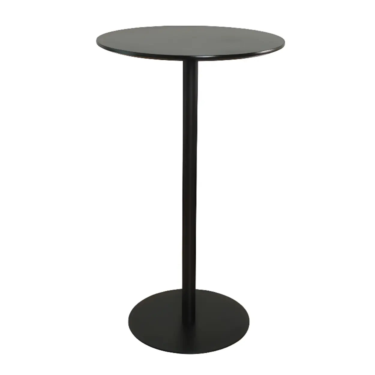 Modern Black Square Bistro Counter Height Bar Table — Square / Table Only