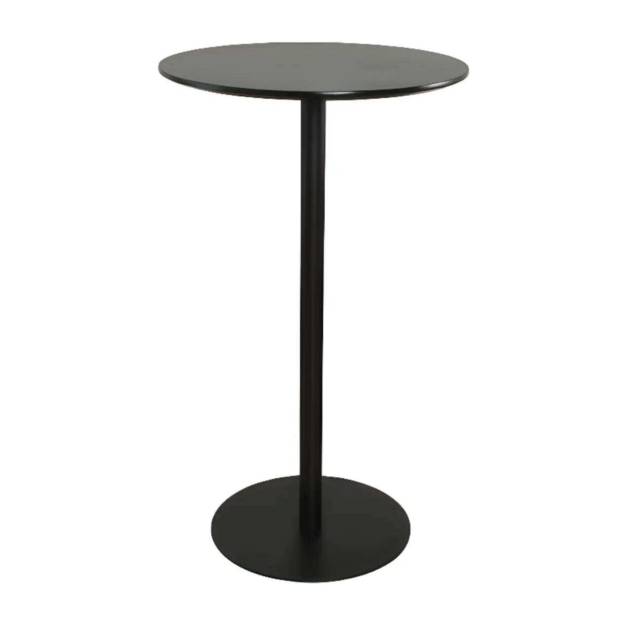 Modern Black Square Bistro Counter Height Bar Table — Square / Table Only
