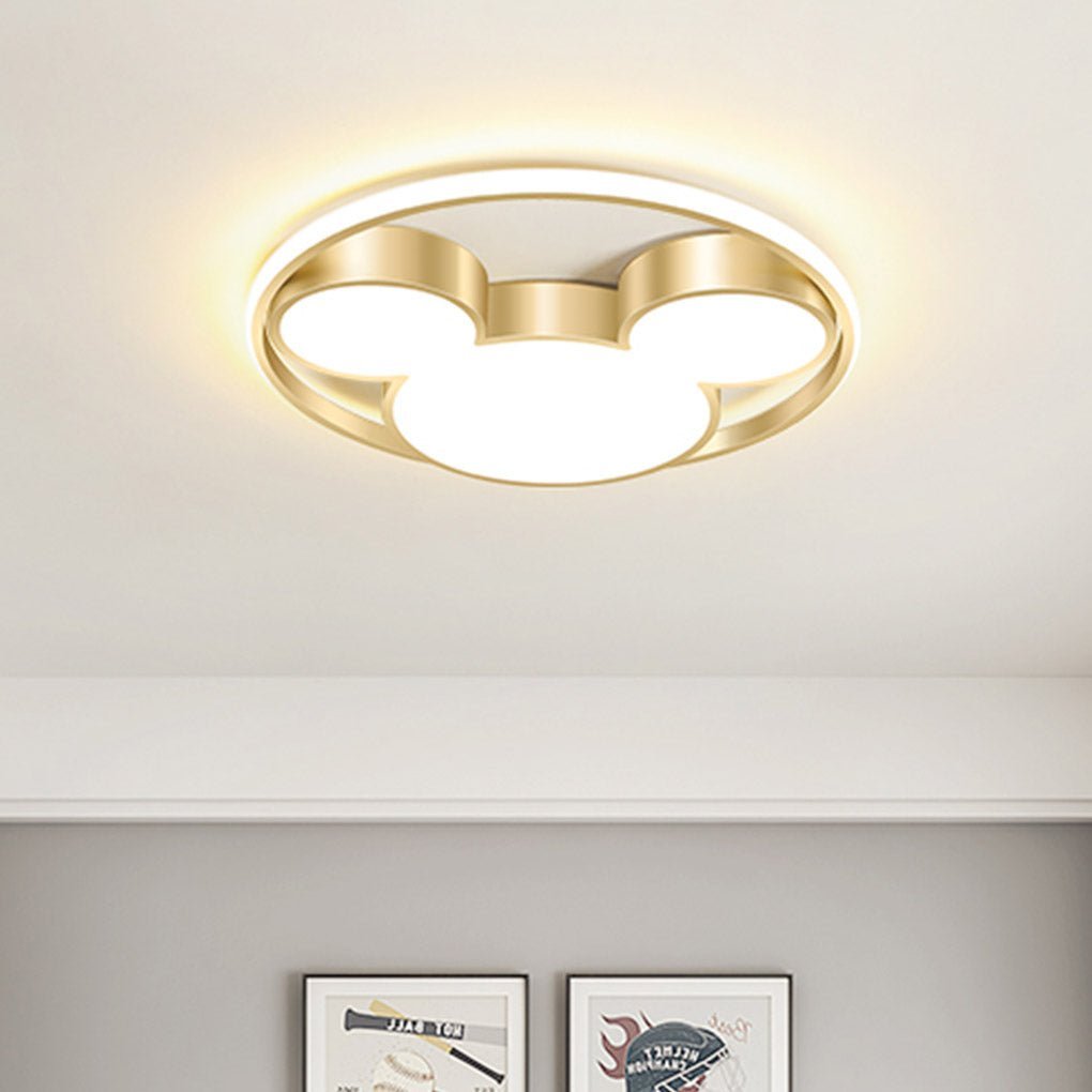 Modern Creative Cartoon Three Tone Light LED Energy Saving Ceiling Lamps-Lighom