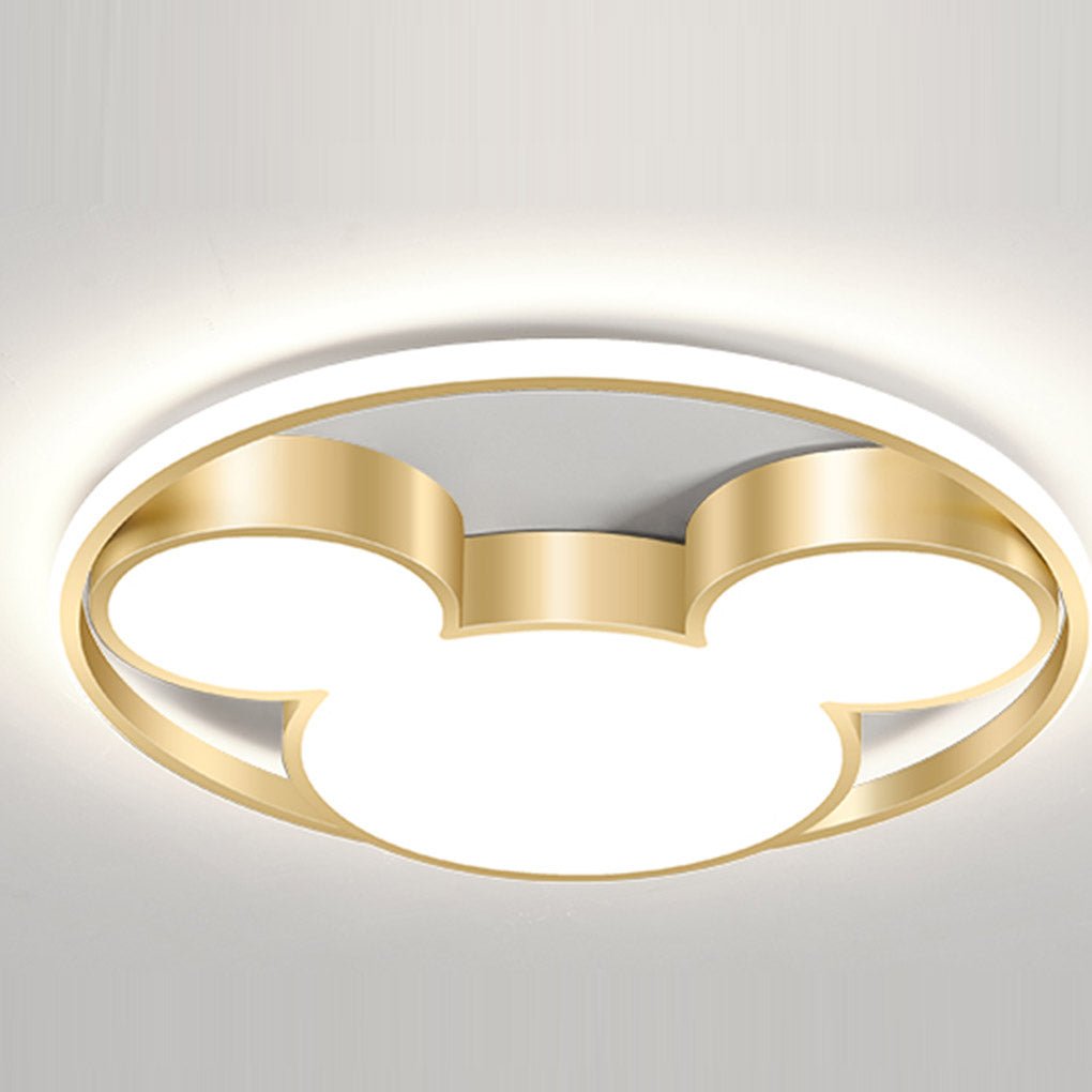 Modern Creative Cartoon Three Tone Light LED Energy Saving Ceiling Lamps-Lighom