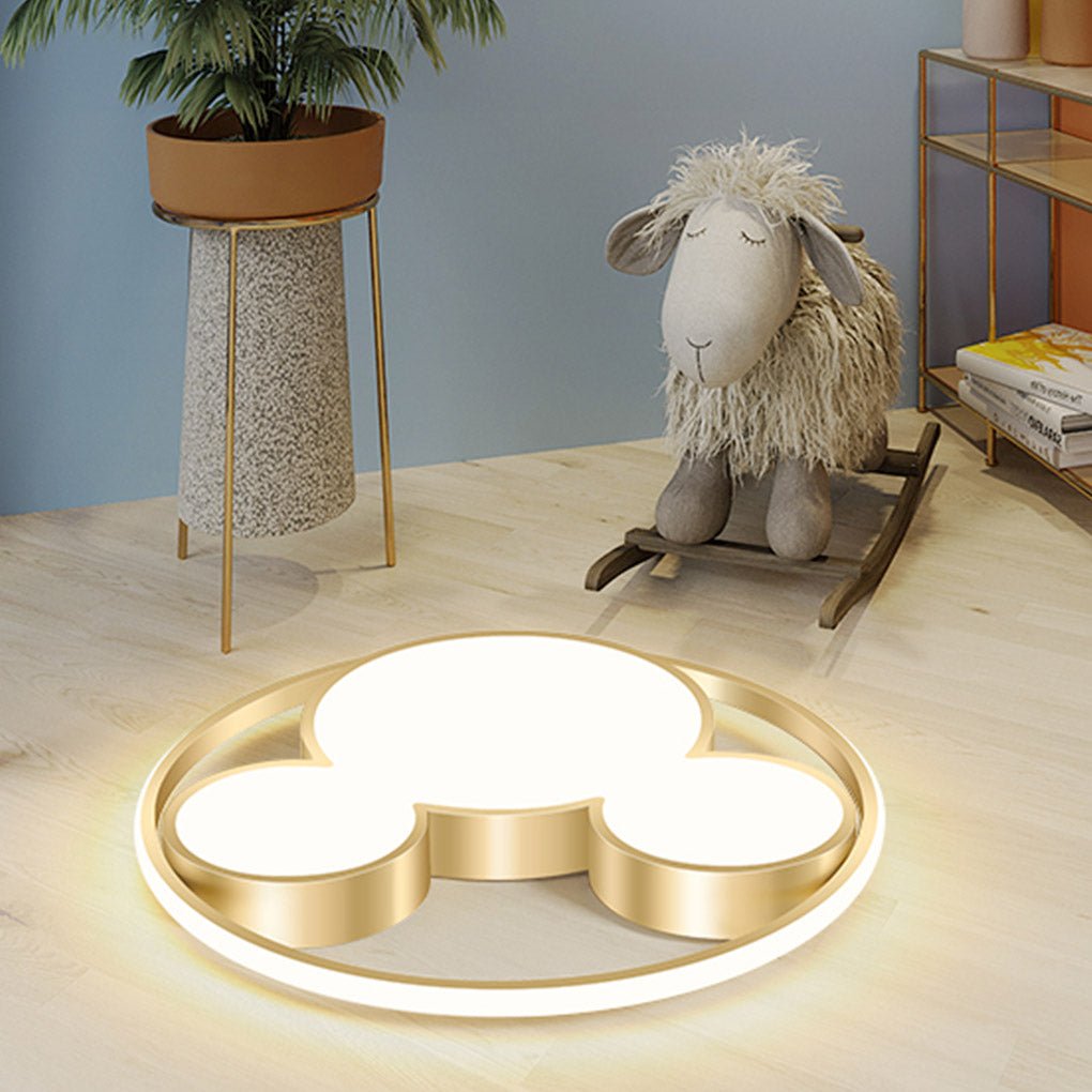Modern Creative Cartoon Three Tone Light LED Energy Saving Ceiling Lamps-Lighom