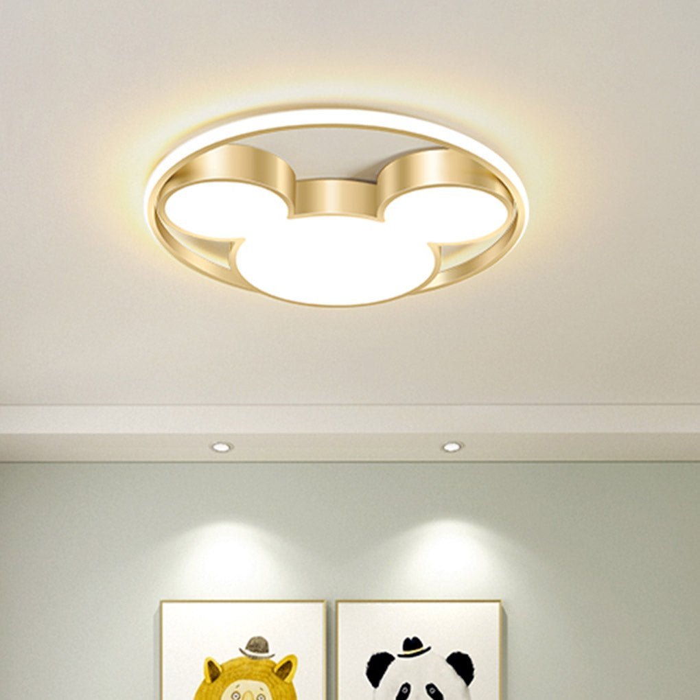 Modern Creative Cartoon Three Tone Light LED Energy Saving Ceiling Lamps-Lighom