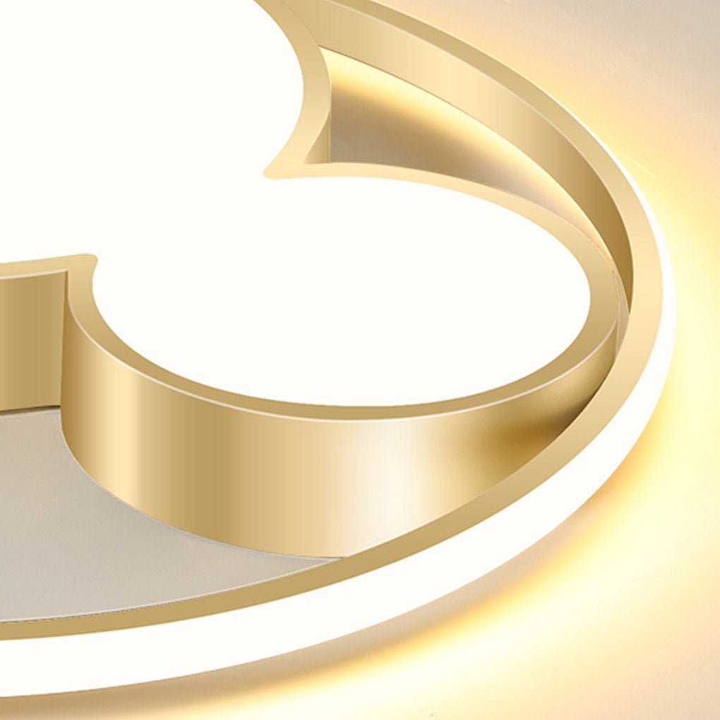 Modern Creative Cartoon Three Tone Light LED Energy Saving Ceiling Lamps-Lighom