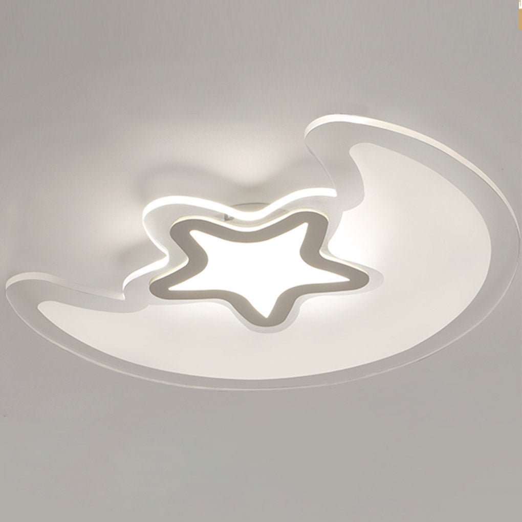 Modern Moon Star Dimmable Ceiling Light