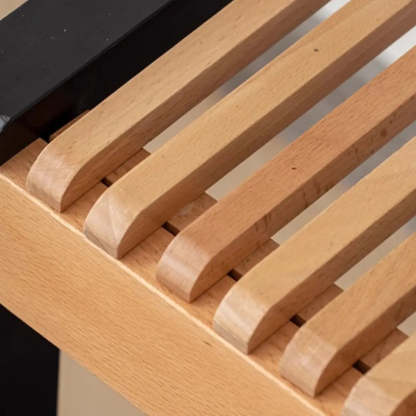 Entryway Coat Rack Bench with Shoe Storage