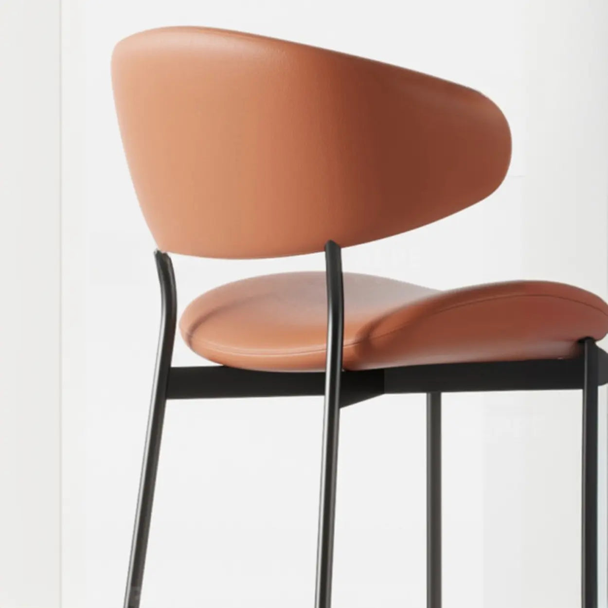 Modern Ergonomic Curved Back Dining Chair