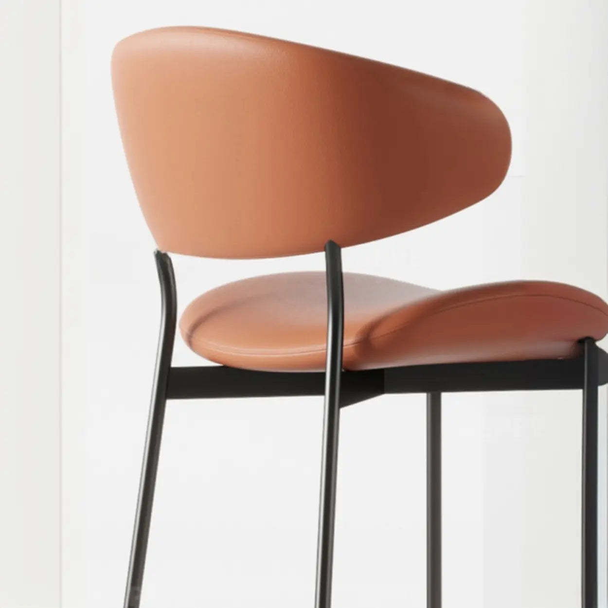 Modern Ergonomic Curved Back Dining Chair