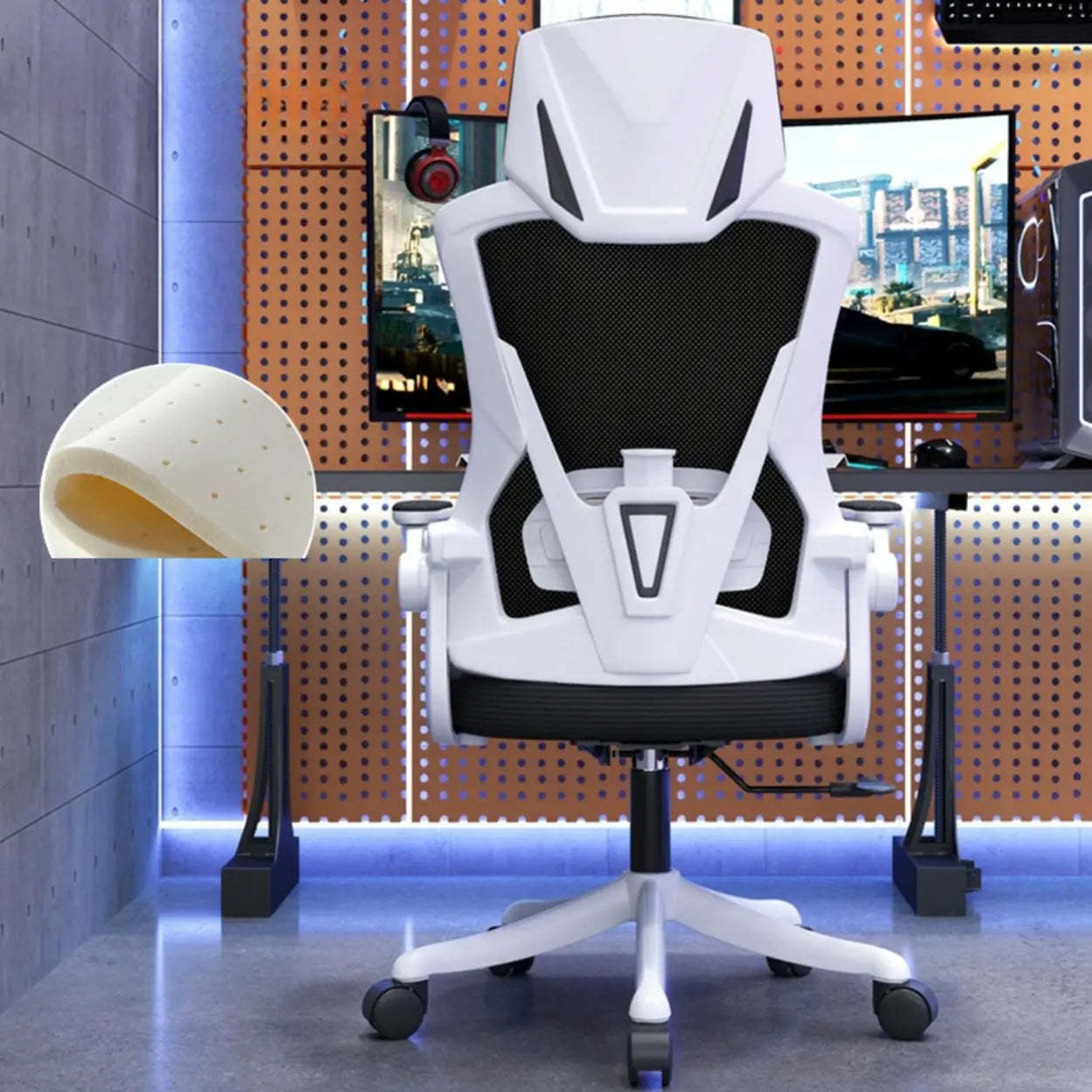 Modern Ergonomic Mesh Office Chair with Adjustable Arms