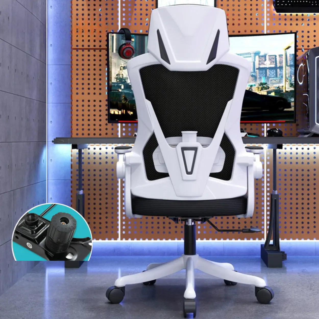 Modern Ergonomic Mesh Office Chair with Adjustable Arms