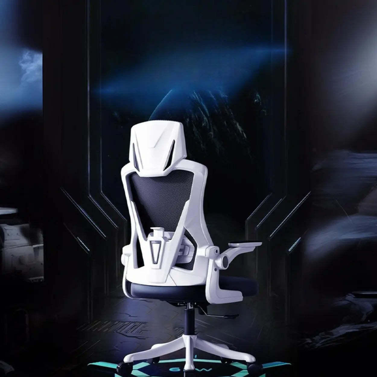 Modern Ergonomic Mesh Office Chair with Adjustable Arms