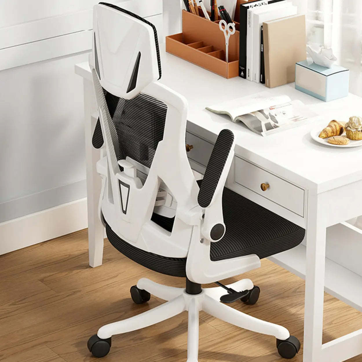 Modern Ergonomic Mesh Office Chair with Adjustable Arms