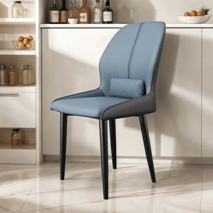 Modern Ergonomic Dining Chair with Lumbar Support