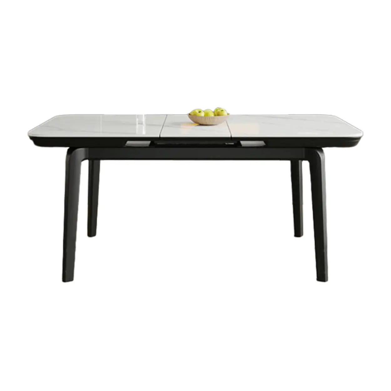 Extendable Stone Rectangular Dining Table — Table Only